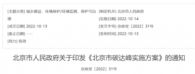 2030年風(fēng)光總裝機(jī)5GW！北京市碳達(dá)峰實(shí)施方案印發(fā)