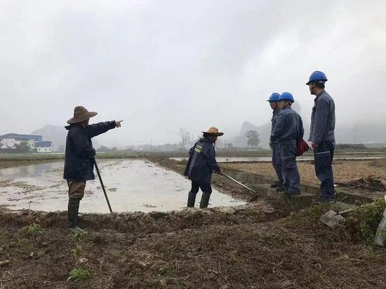 廣西崇左天等供電局保障春耕安全可靠用電