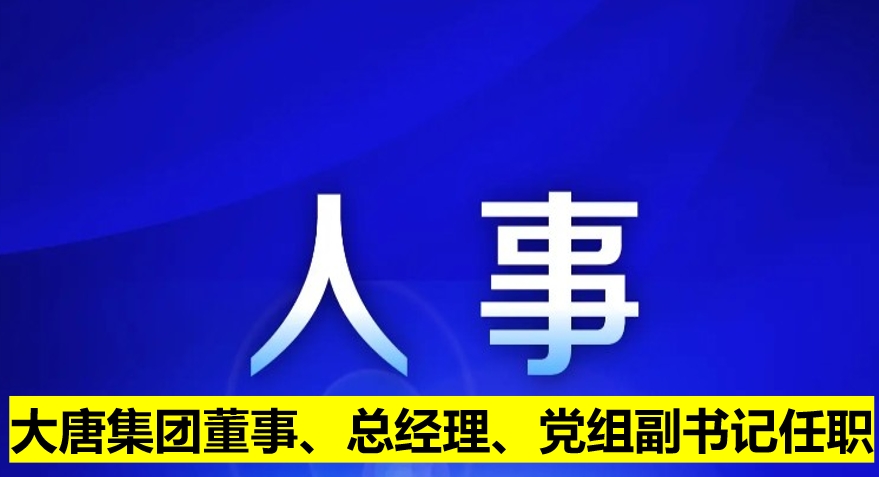大唐集團(tuán)董事、總經(jīng)理、黨組副書記任職