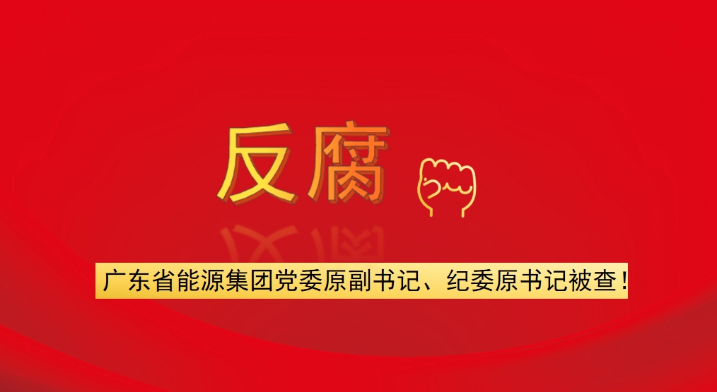 廣東省能源集團(tuán)黨委原副書記、紀(jì)委原書記被查！