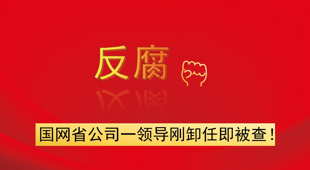 國網(wǎng)省公司一領(lǐng)導(dǎo)剛卸任即被查！